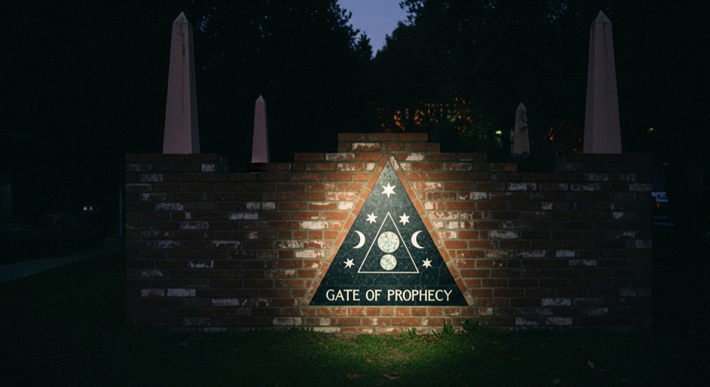Court of Mysteries (Kitchen Brothers' Yogi Temple) — Roadside & Outdoor Oddities in Santa Cruz