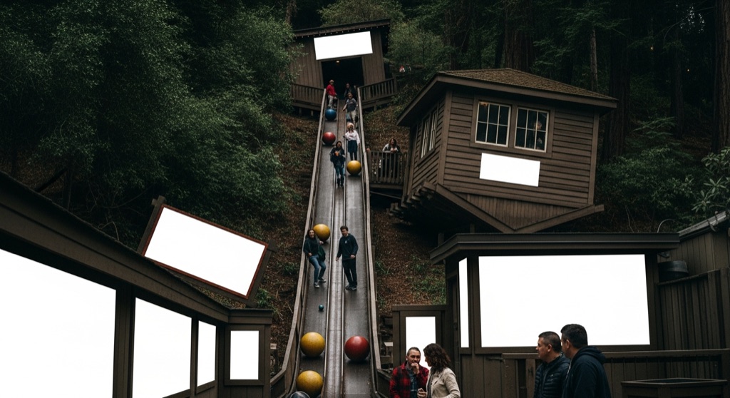 The Mystery Spot — Roadside & Outdoor Oddities in Santa Cruz