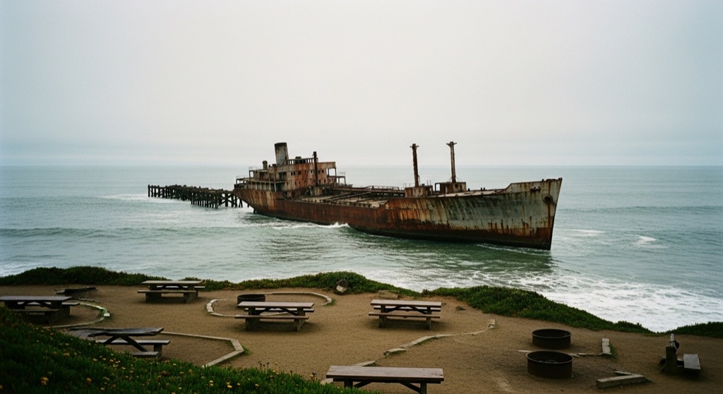 Seacliff State Beach — SS Palo Alto wreck — Abandoned & Forgotten in Santa Cruz