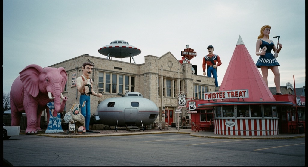 Pink Elephant Antique Mall — Roadside & Outdoor Oddities in St. Louis