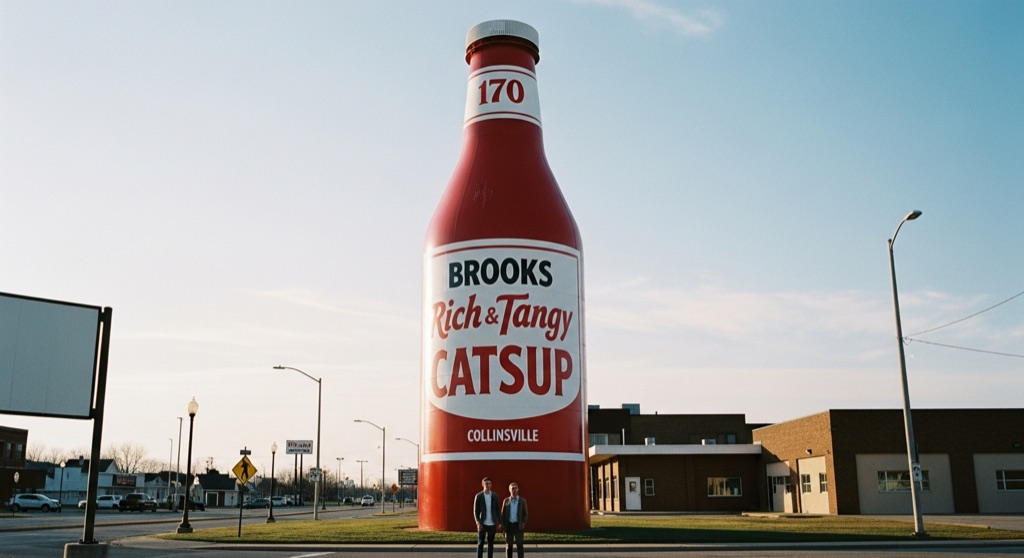 World's Largest Catsup Bottle — Roadside & Outdoor Oddities in St. Louis