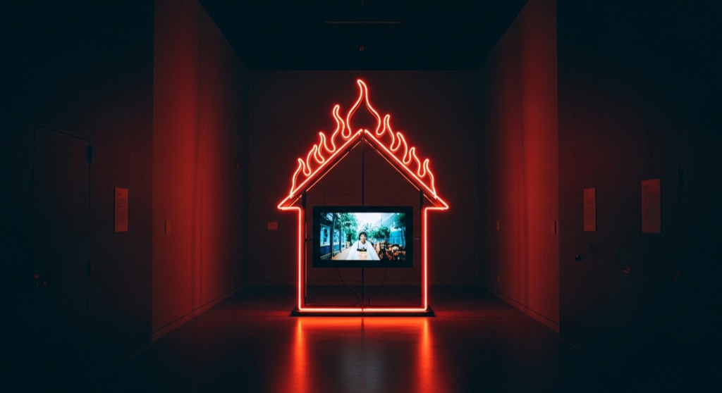 Glenstone Museum — Alex Da Corte's Rubber Pencil Devil (Hell House) — Quirky Museums & Collections in Washington, D.C.