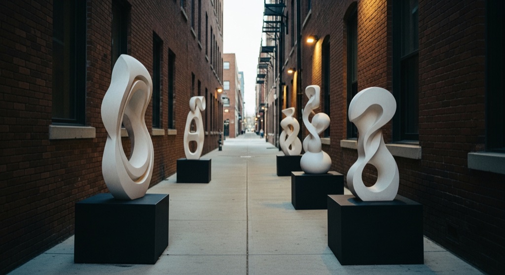 Atmosphere of Gallery Alley — Downtown Wichita (Douglas Avenue Arts District)