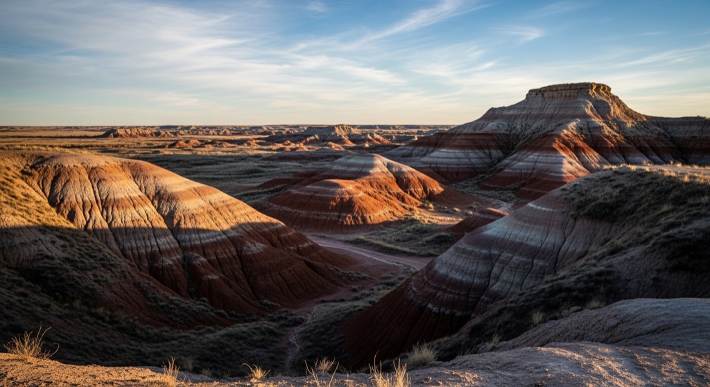 Atmosphere of Gyp Hills Wildlife Area (Gypsum Hills) — Barber County (near Medicine Lodge)