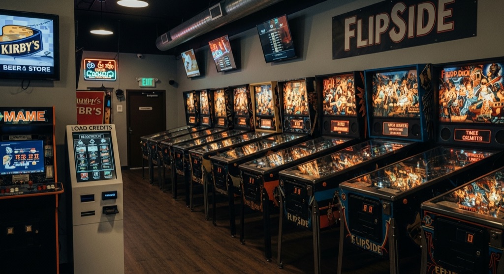 Kirby's FlipSide — Arcades & Oddball Play in Wichita
