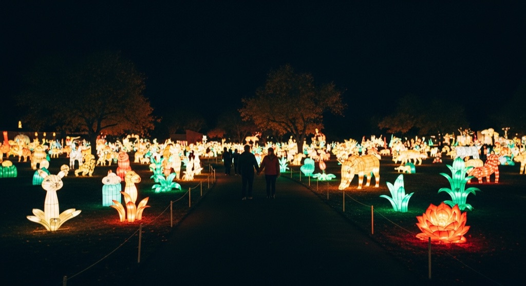 Wild Lights Asian Lantern Festival (Sedgwick County Zoo) — After Dark & Night Sky in Wichita